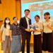 知名營養師江欣樺回母校弘光科大演講 建議學弟妹用刪除法探索職涯